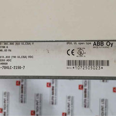 Abb Acs800-704Lc-2150-7 Drive Supply Unit 380-690V Ac 1796 A 48-63 Hz 68648858