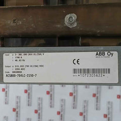 Abb Acs800-704Lc-2150-7 Drive Supply Unit 380–690 Vac 1796 A 48–63 Hz