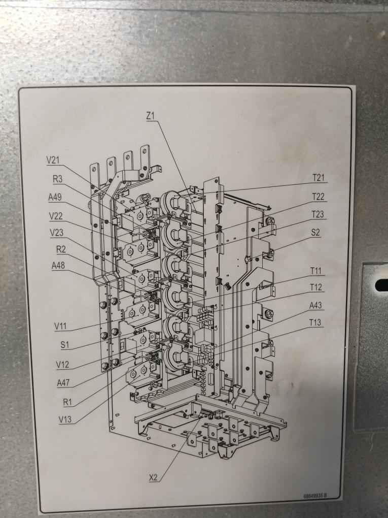 Abb Acs800-704Lc-2150-7 Drive Supply Unit 68648858 380-690V Ac 1796A
