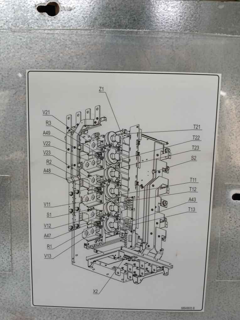 Abb Acs800-704Lc-2150-7 Drive Supply Unit 68648858 380-690V Ac 1796 A 48-63 Hz