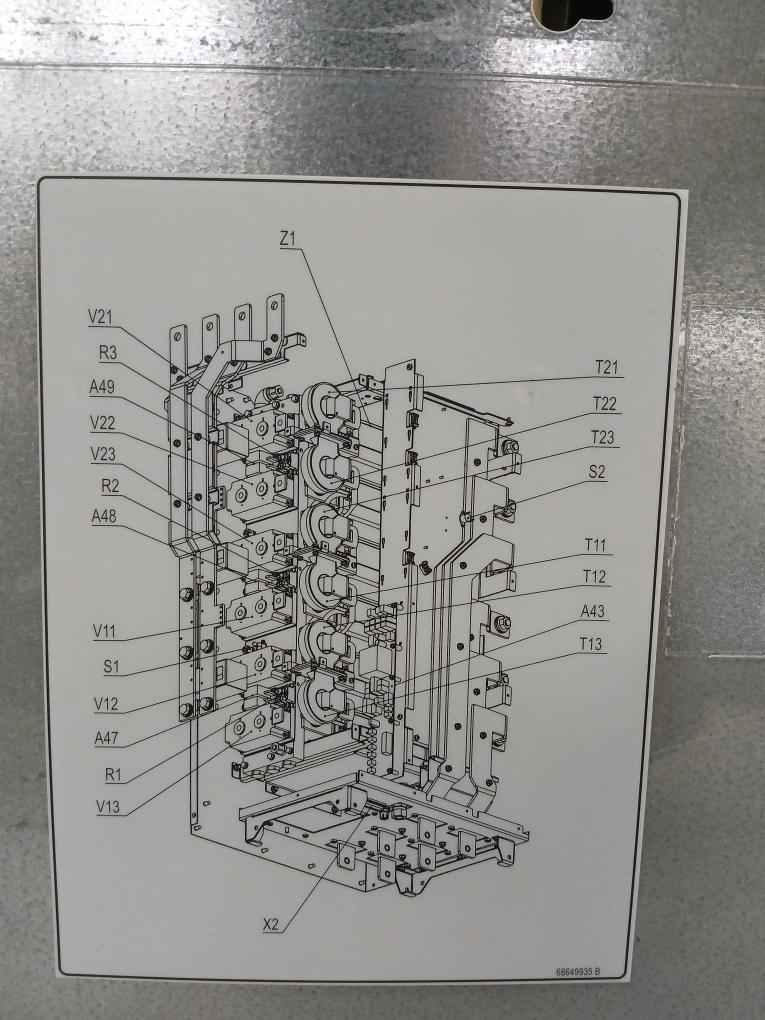 Abb Acs800-704Lc-2150-7 Drive Supply Unit 68648858 380-690 Vac 1796 A 48-63 Hz