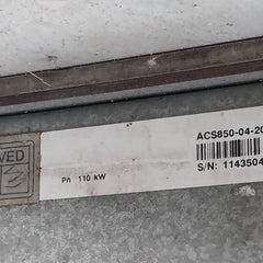ABB ACS850-04-202A-5+J400 AC Drive Module 3-Phase 400/480/500 VAC 198A 50/60Hz