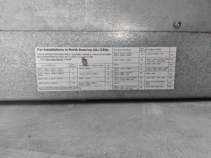 Abb Acs850-04-225A-5+J400 Frequency Drive 110 Kw/150 Hp
