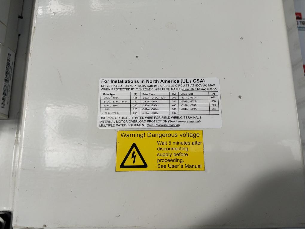 Abb Acs850-04-225A-5+J400 Frequency Drive 110 Kw/150 Hp