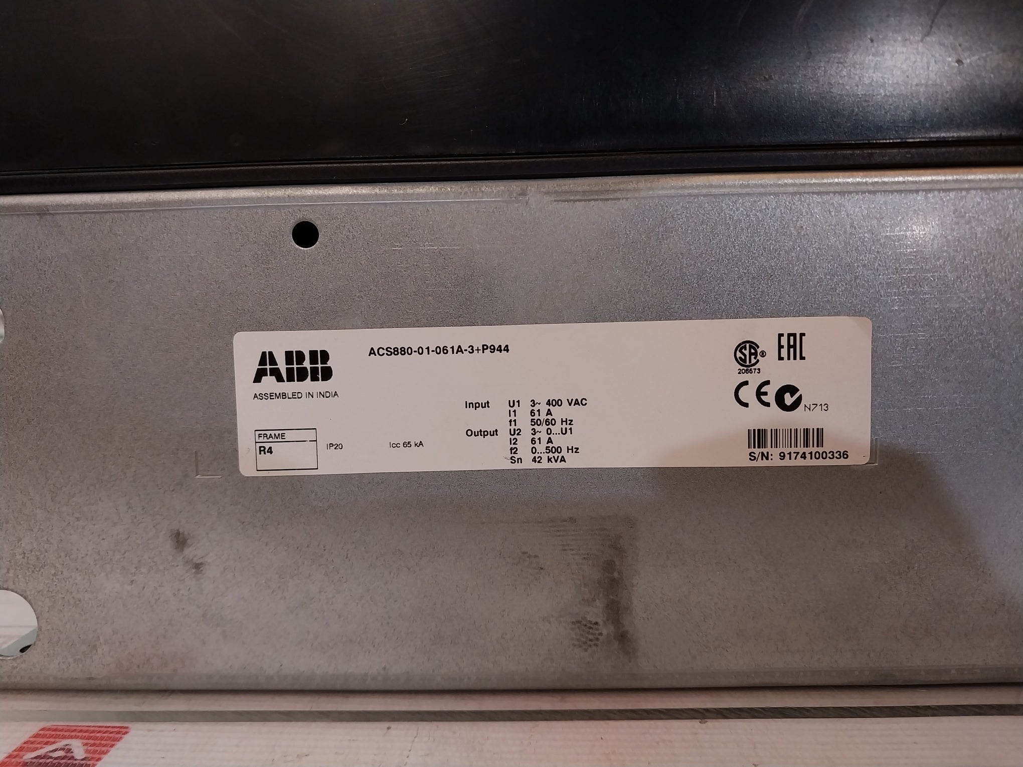 Abb Acs880-01-061A-3+P944 Frequency Inverter Drive