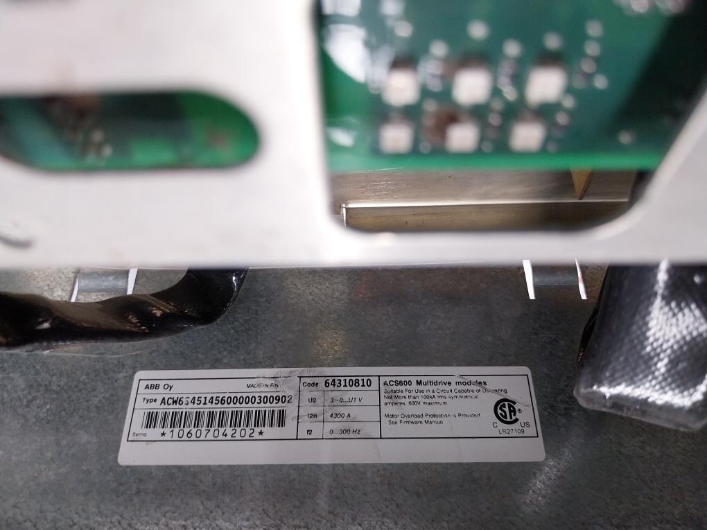 Abb Acw6345145600000300902 Acs600 Multidrive Module 64310810 64113429B 4300 A