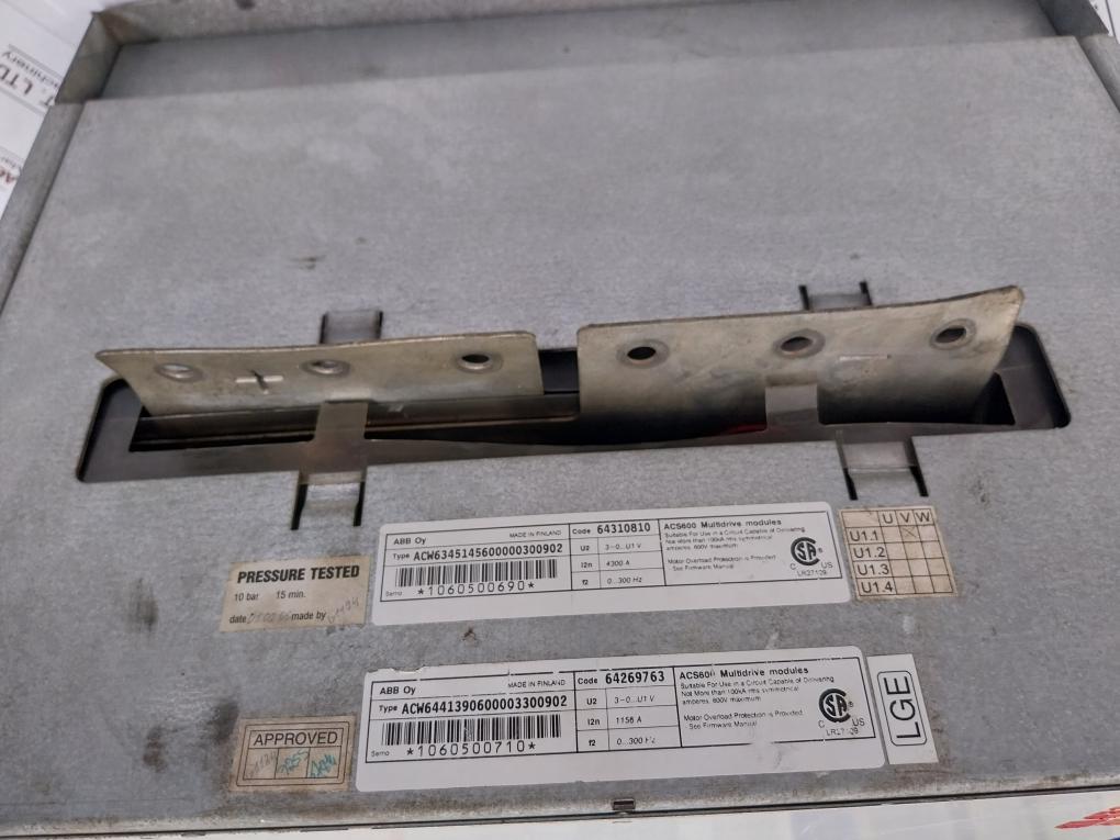 Abb Acw6345145600000300902 Acs600 Multidrive Module Acw6441390600003300902 4300A