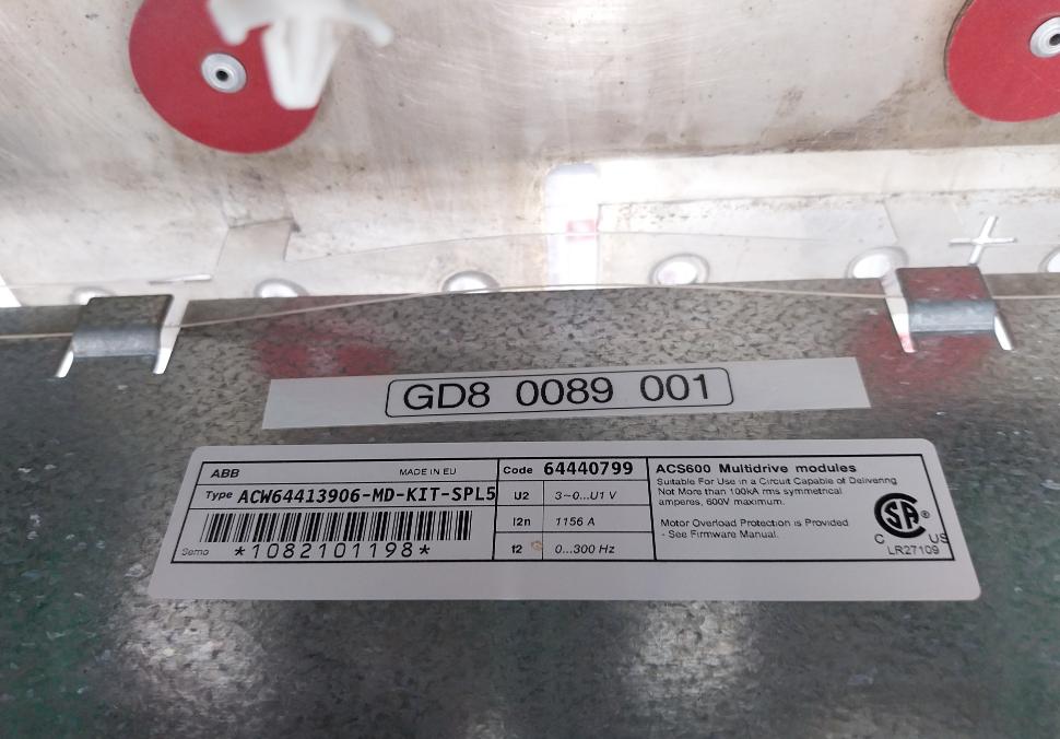 Abb Acw64413906-md-kit-spl5 Acs600 Multidrive Module 64440799, 64269763 1156A