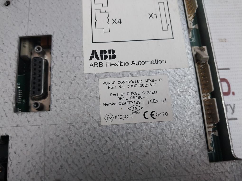 Abb Aexb-02 Flexible Automation Ex Interface Board Purge Controller Module Unit