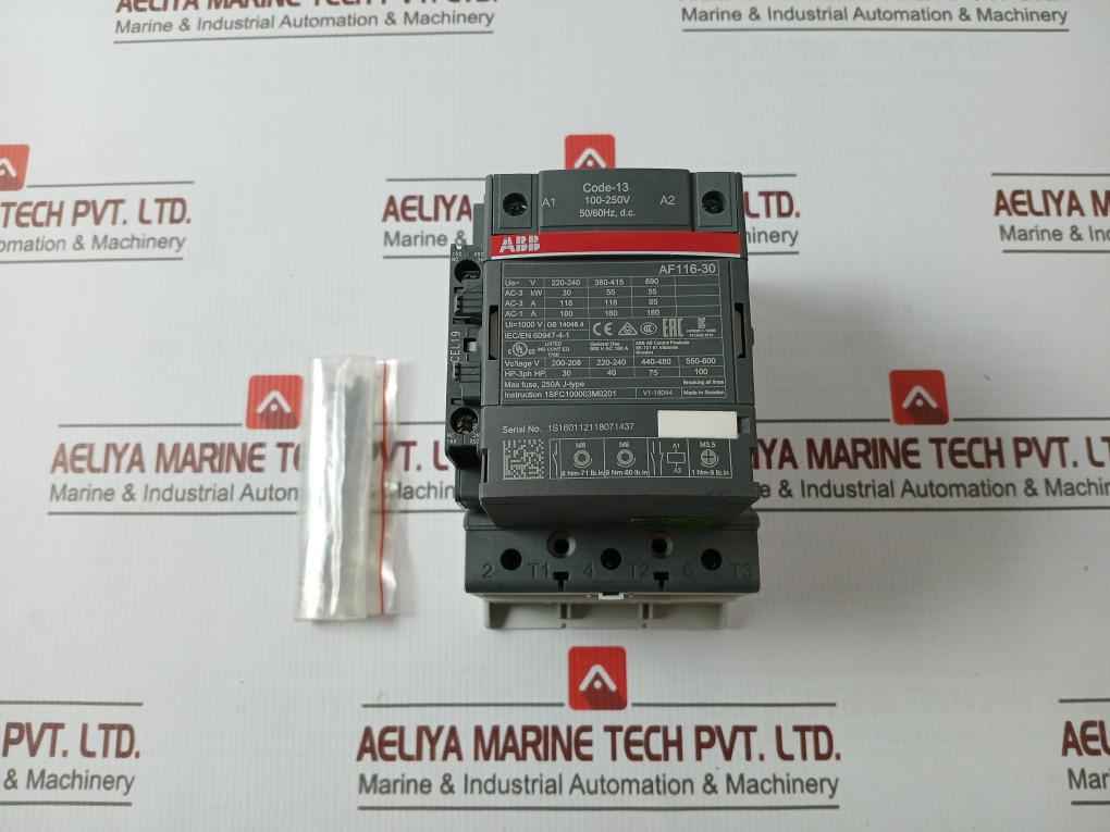 Abb Af116-30 Contactor 100-250V 50/60Hz 160A
