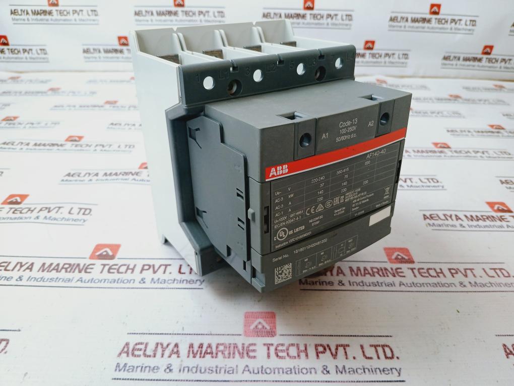 Abb Af140-40-00B-13 Contactor 1Sfl447102R1300 1000V