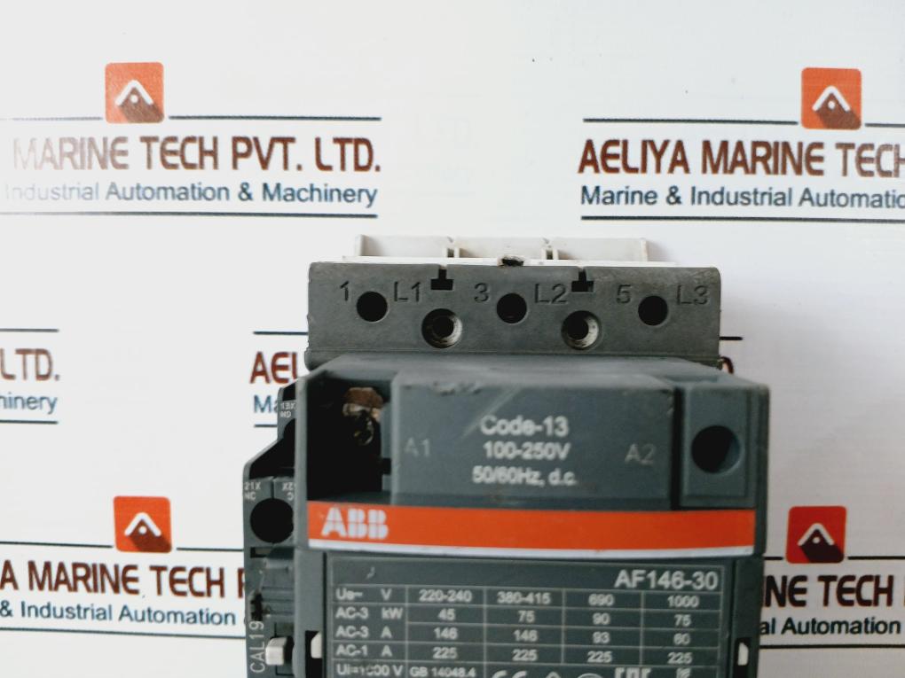 Abb Af146-30 Contactor 200A