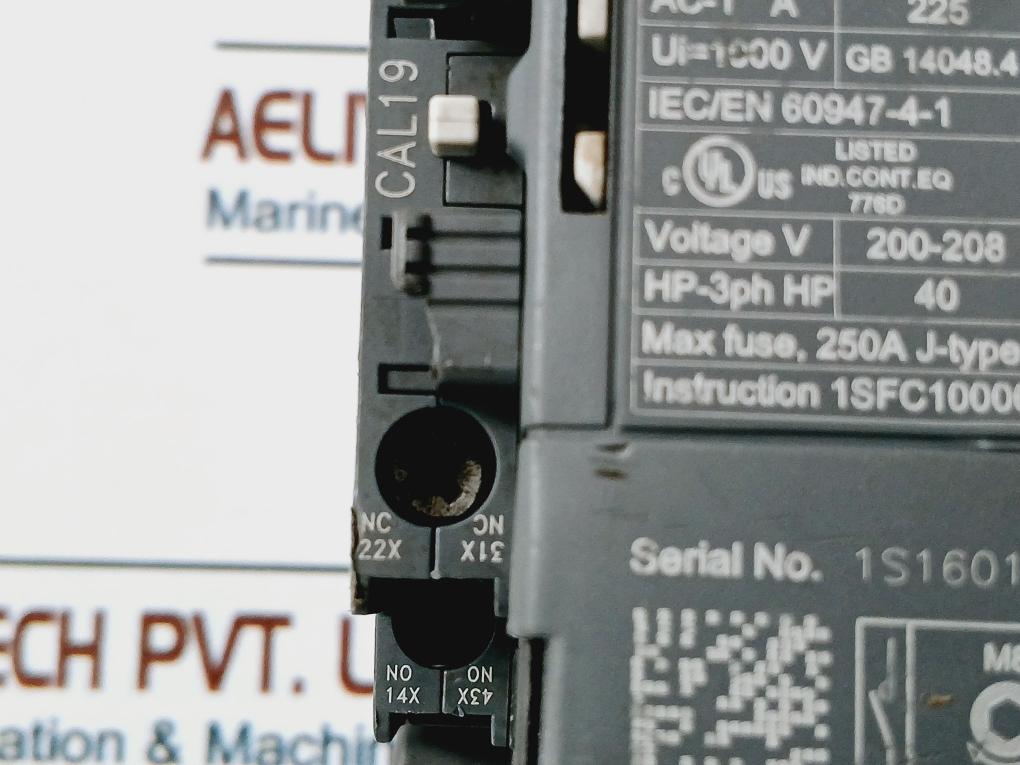 Abb Af146-30 Contactor 200A