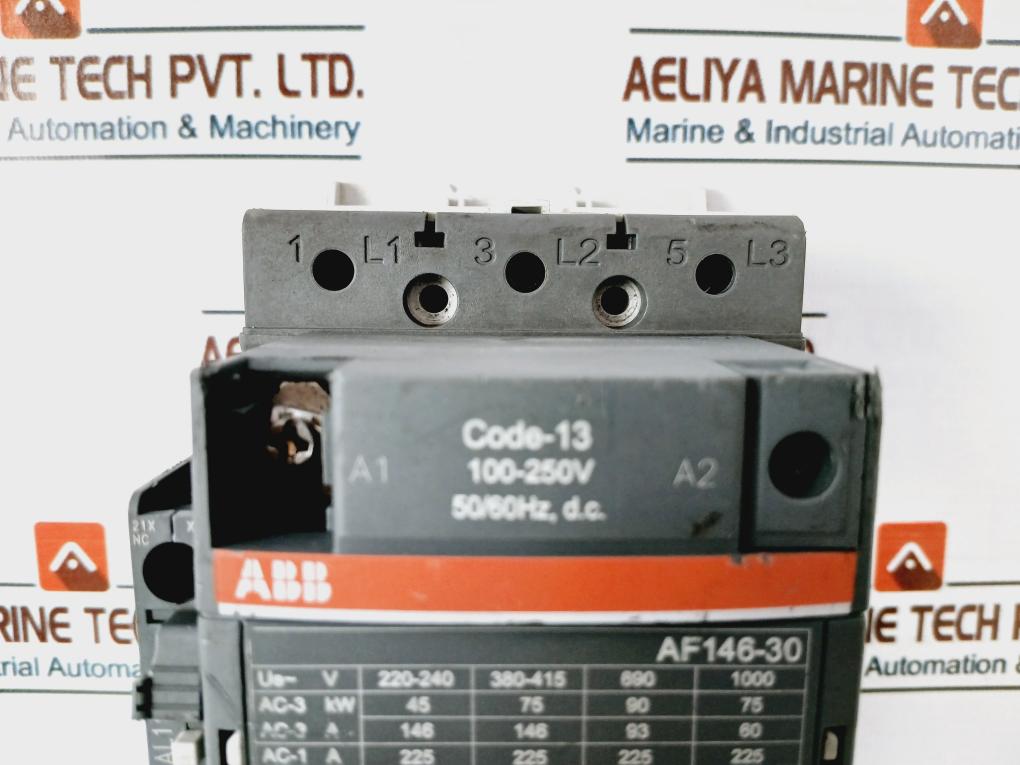 Abb Af146-30 Contactor 200A 100-250V 50/60Hz