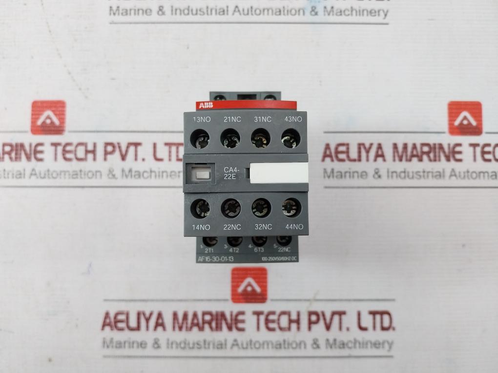Abb Af16-30-01-13 Contactor With 1 Built-in Auxiliary Contact A0030494 100-250V