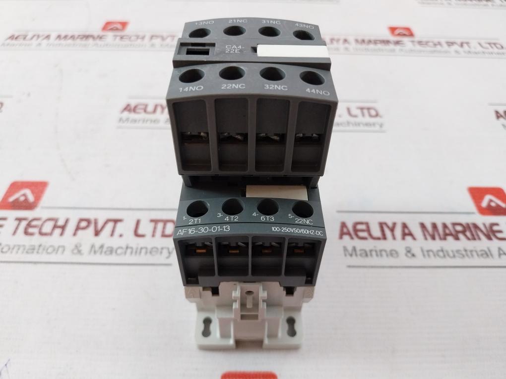 Abb Af16-30-01-13 Contactor With 1 Built-in Auxiliary Contact A0030494 100-250V