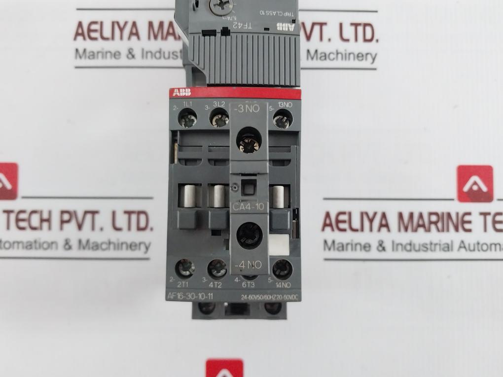 Abb Af16-30-10-11 Contactor 24-60V 50/60Hz 20-60Vdc 690V~ 35A 6Kv 600Vac 30A Ip20