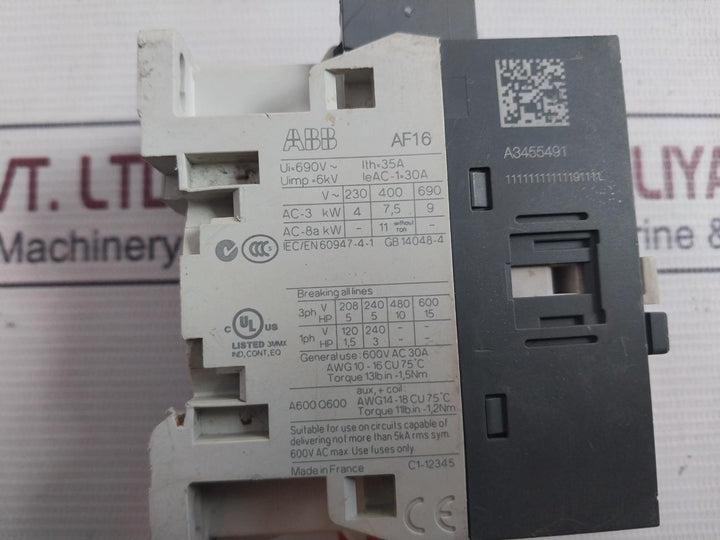 Abb Af16-30-10-13 Contactor 50/60Hz-dc 75?C