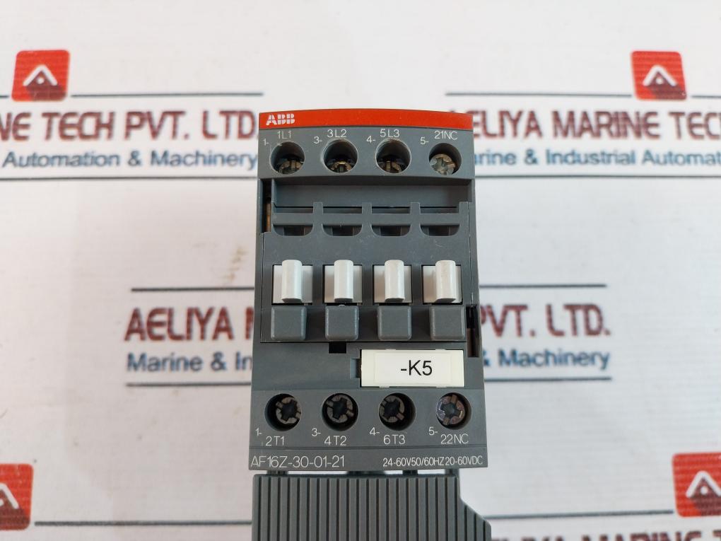 Abb Af16Z-30-01-21 Contactor W/ Ef19-18.9 Overload Relay 50/60Hz