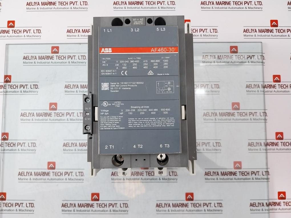 Abb Af460-30-11 Contactor 700A 1000V Ip20