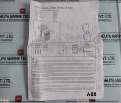 Abb Af460-30-11 Contactor Ip20 50/60Hz
