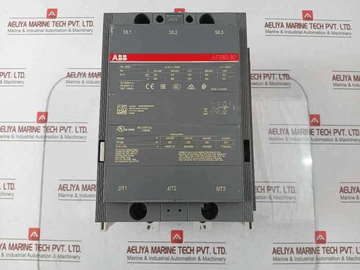 Abb Af580-30 Auxiliary Contactor 1Sfl617001R7011 1000V Ac 16A 2643 689-d Rev H