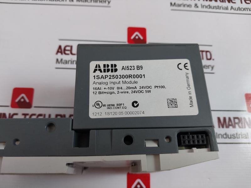 Abb Ai523 B9 Analog Input Module 1Sap250300R0001