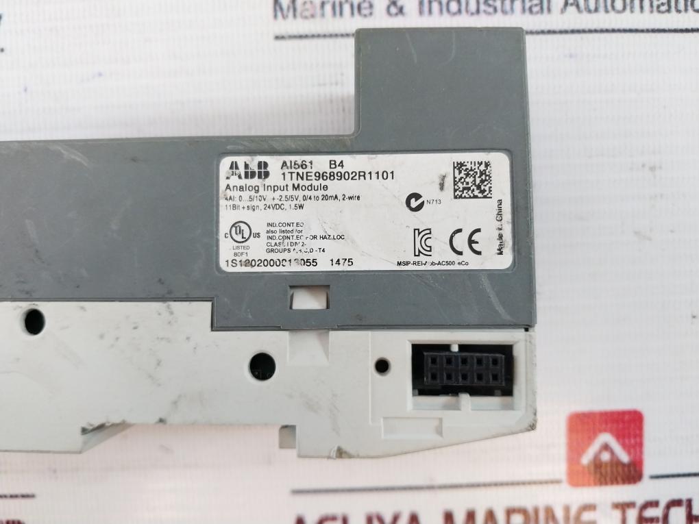 Abb Ai561 B4 Analog Input Module 1Tne968902R1101