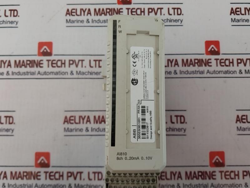 Abb Ai810 3Bse008516R1 Analog Input Module W/ Termination Unit 3Bse013230R1