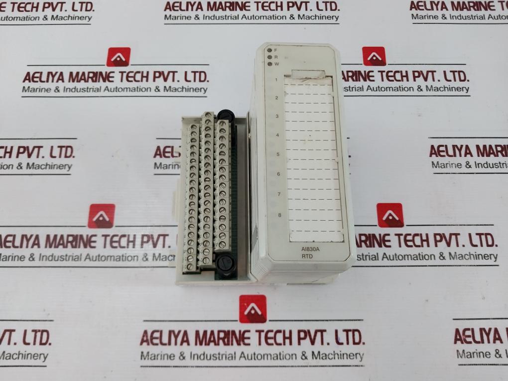 Abb Ai830a 3bse040662r1 Rtd Analog Input Module W/ Termination Unit 3bse013234r1