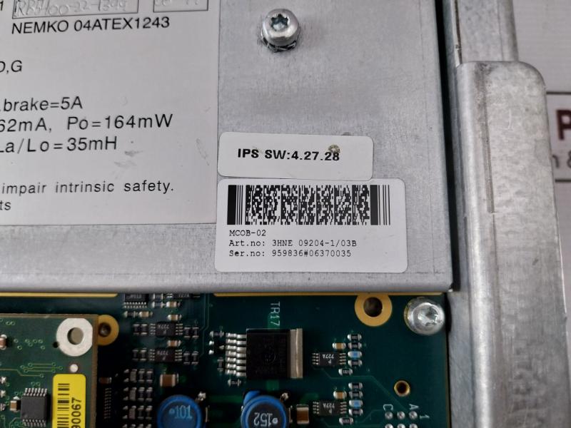 Abb Amcm,3Hne 09552-1 Motherboard Aluminum Rack Assembly 3Hna001572-001 24Vdc