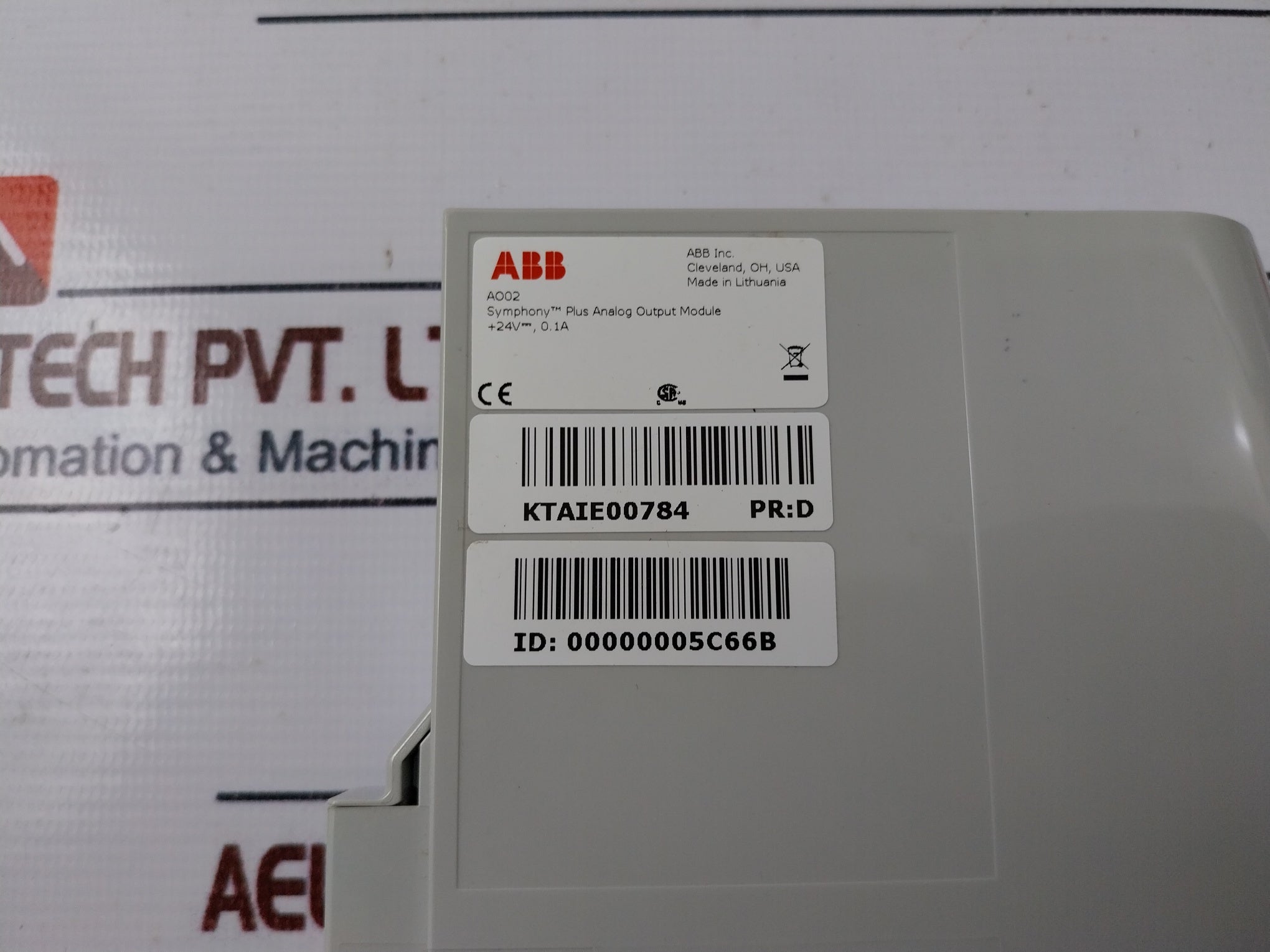 Abb Ao02 Plus Analog Output Module