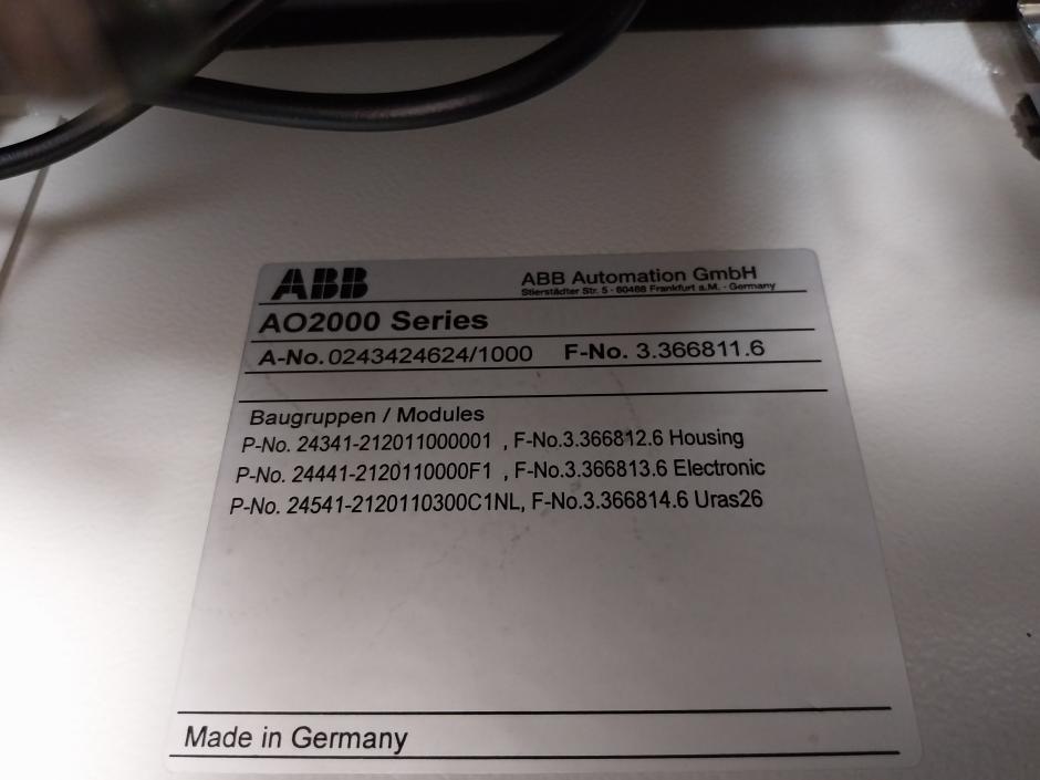 Abb Ao2020 Gas Analyzer