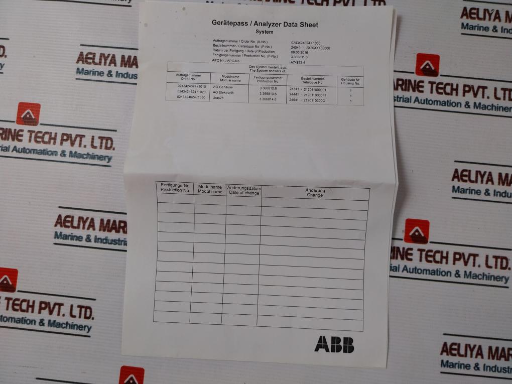 Abb Ao2020 Gas Analyzer