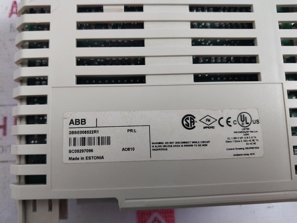 Abb Ao810 3bse008522r1 Analog Output Module Tu810v1 3bse013230r1 Compact Mtu