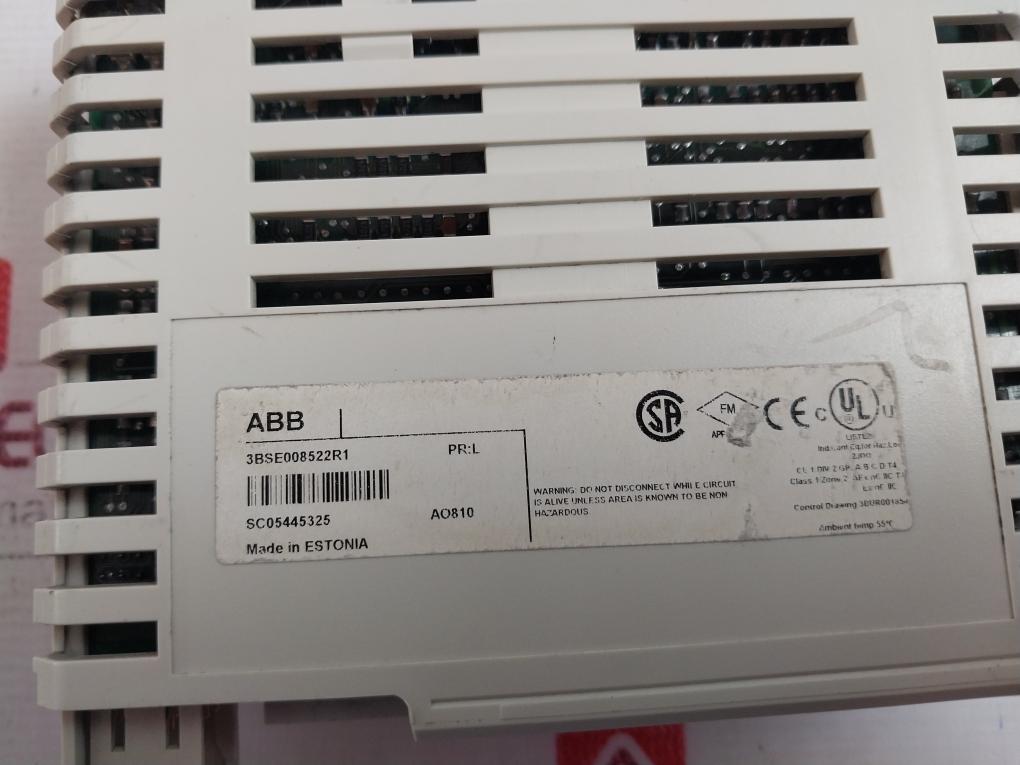 Abb Ao810 3bse008522r1 Analog Output Module With 3bse013230r1 Base 0…20ma