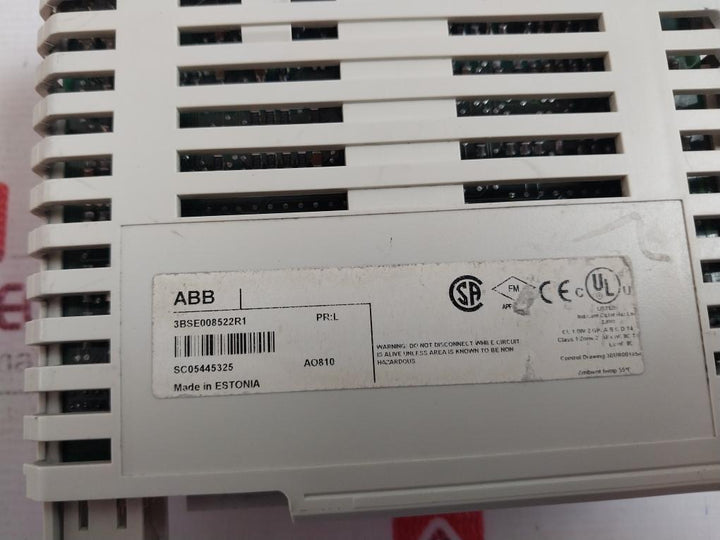 Abb Ao810 3bse008522r1 Analog Output Module With 3bse013230r1 Base 0…20ma