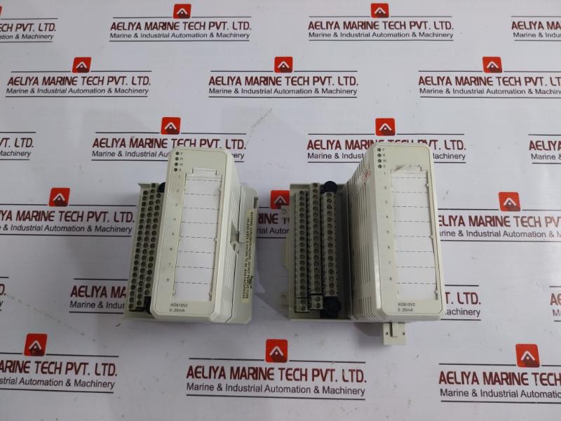 Abb Ao810V2 Analog Output Module W/ Tu830V1 Extended Terminal Block, 0-20Ma