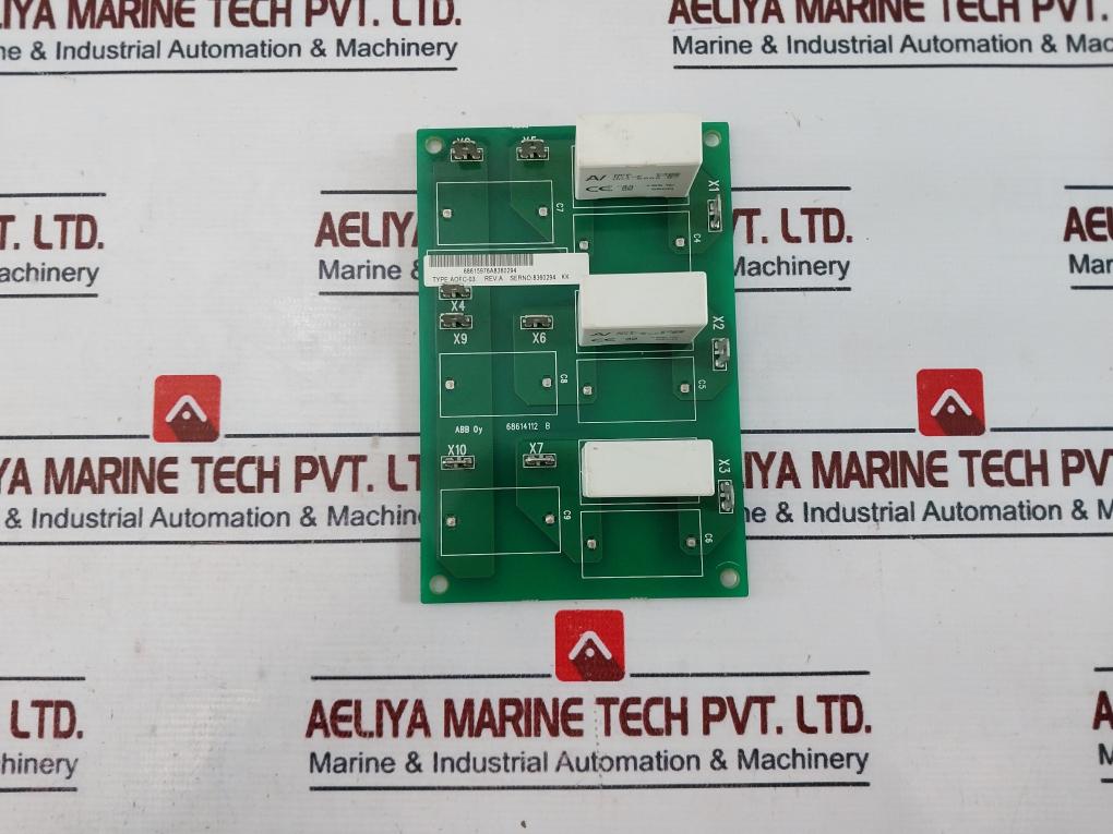 ABB AOFC-03 Filter Board Rev: A 68614112 B JJ-01 94V-0