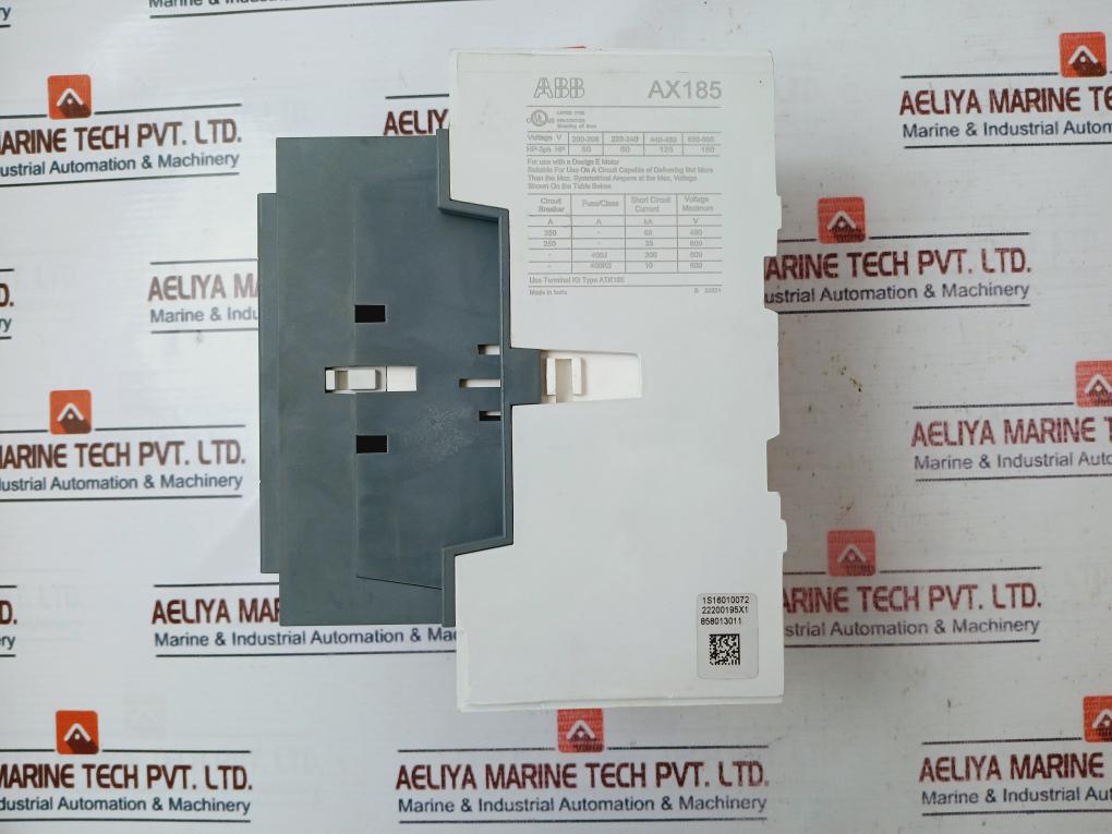 Abb Ax185-30/ Cal18X-11 Auxiliary Contact Block With Contactor