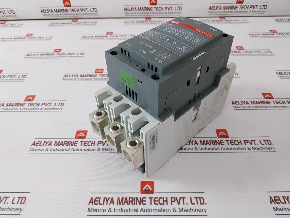 Abb Ax205-30 Contactor 1000V- 275A Iec 60947-4-1 Su02082-14006 110-120V 60Hz