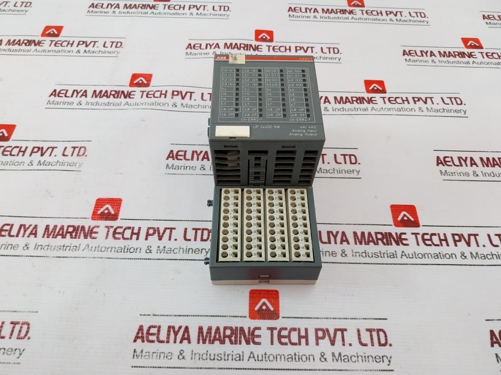 Abb Ax521 B4 Analog Input/Output Module 4Ai 4Ao 24Vdc