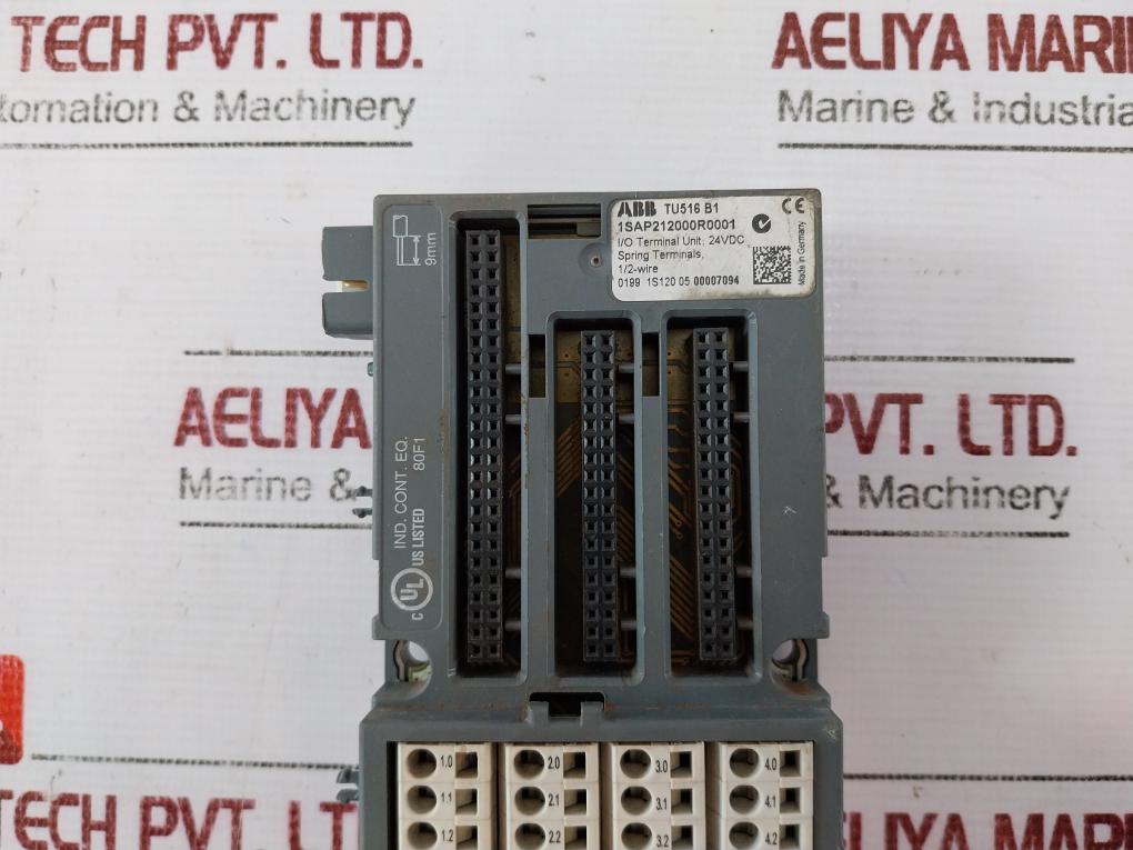 Abb Ax521 B4 Analog Input/Output Module 4Ai 4Ao 24Vdc