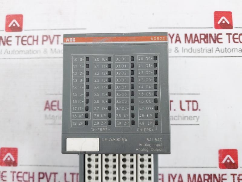 Abb Ax522 Analog Input/Output Module 24V Dc 5W Ip20 1Sap250000R0001