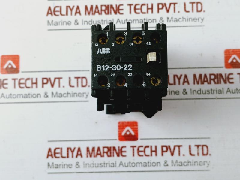 Abb B12-30-22 Contactor 600V Max 21A Iec 947-4-1 230V-250V 60Hz