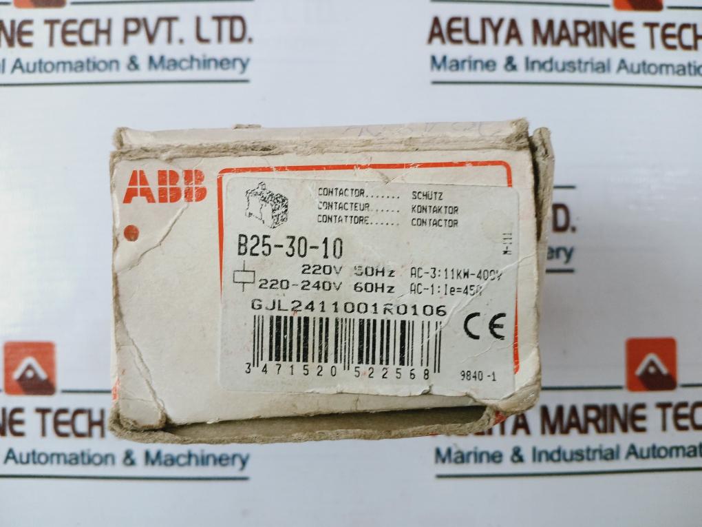 Abb B25-30-10 Contactor 45A 1000V~