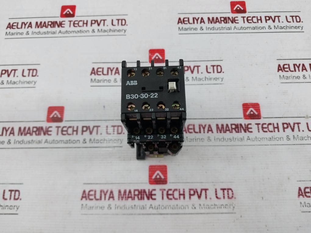 Abb B30-30-22 Auxiliary Contact Block 600V 10A 220-230V 50Hz Awg 10-18 Cu