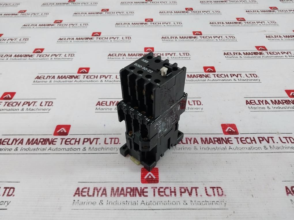 Abb B30-30-22 Auxiliary Contact Block 600V 10A 220-230V 50Hz Awg 10-18 Cu