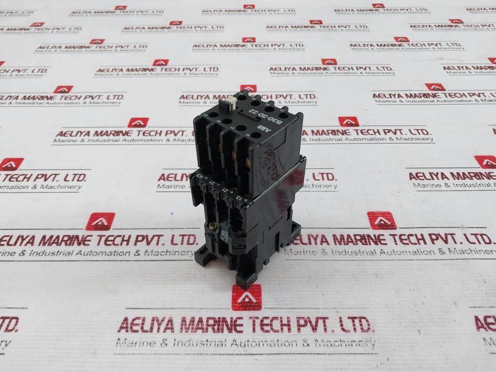 Abb B30-30-22 Auxiliary Contact Block 600V 10A 220-230V 50Hz Awg 10-18 Cu