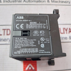 Abb B6-30-01 Mini Contactor 12A 300 Vac 2950Minmo408